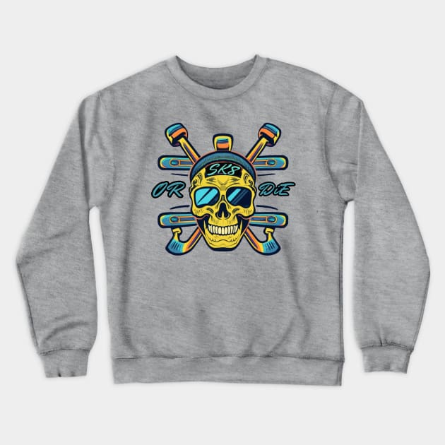 90's Skate or Die design Crewneck Sweatshirt by The Dream Team